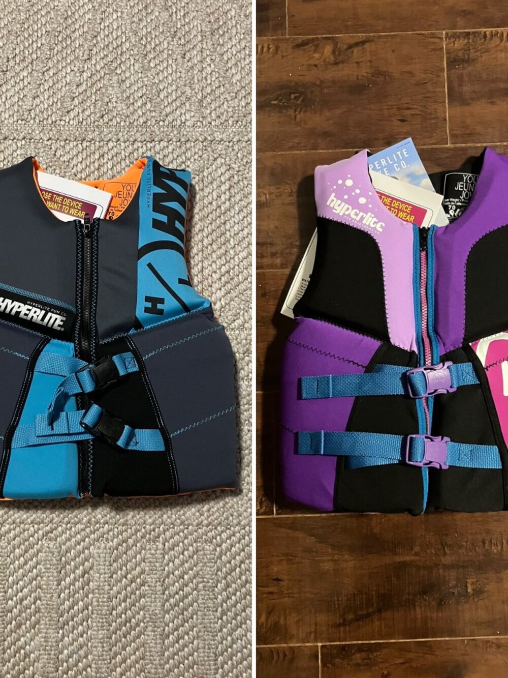 2 NWT Hyperlite Youth Life Vest